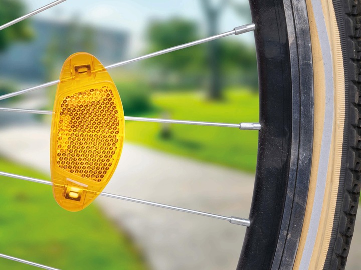 Actual product image Dunlop Bike spoke reflector K-mark 4p