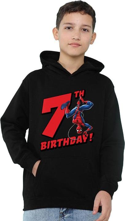 Produktbild Spiderman Kapuzenpullover meliert 7. Geburtstag (128)