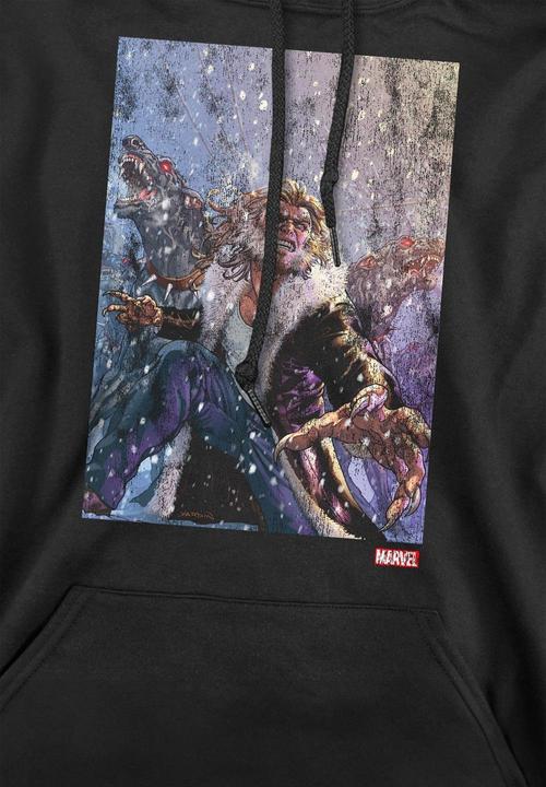 Image du produit - Sweat à capuche X-MEN SABRETOOTH DOGS - Homme (L)