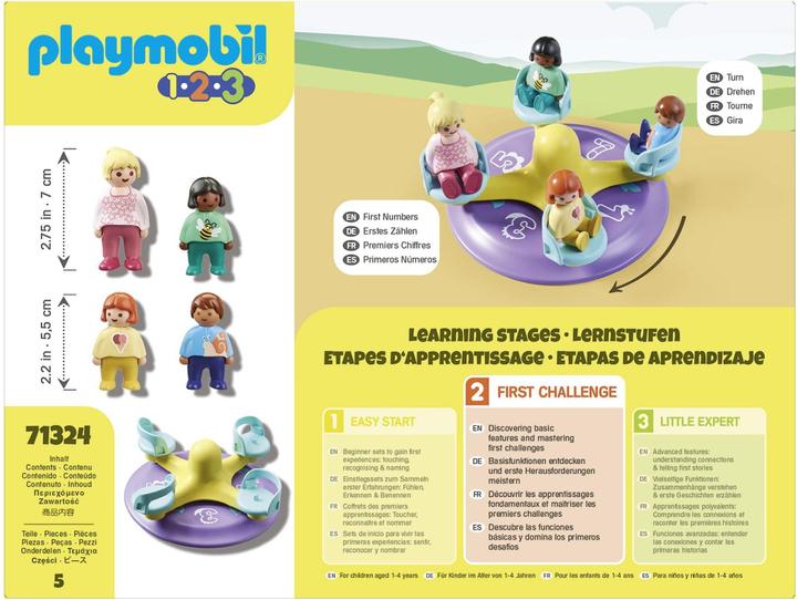 Produktbild Playmobil 1.2.3: Zahlenkarussell (71324, Playmobil 1.2.3)