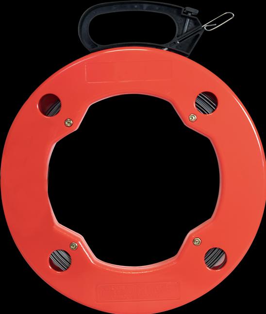 Actual product image LogiLink Cable guide tool with drum, up to 60 meters for guiding power, network, telephone cables et (60 m)