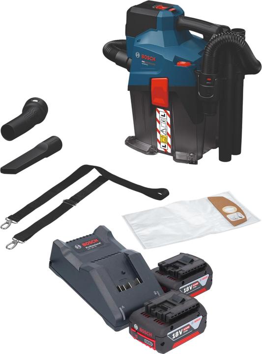 Produktbild Bosch Professional Bosch GAS 18V-6L S Akku Staubsauger 18 V 6 l Staubklasse L + 2x Akku 4,0 Ah + Ladegerät (Trockensauger)