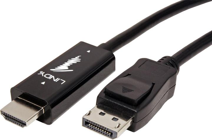 Actual product image Lindy HDMI - DisplayPort (2 m, DisplayPort, HDMI, 1.4)
