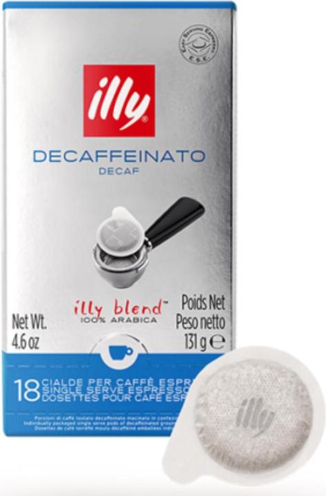 Actual product image Illy - Koffeinfrei - E.S.E. Pads - 12 Box à 18 Stk. (216 x Port.)