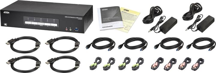 Produktbild Aten 4-Port USB True 4K DisplayPort KVM Switch