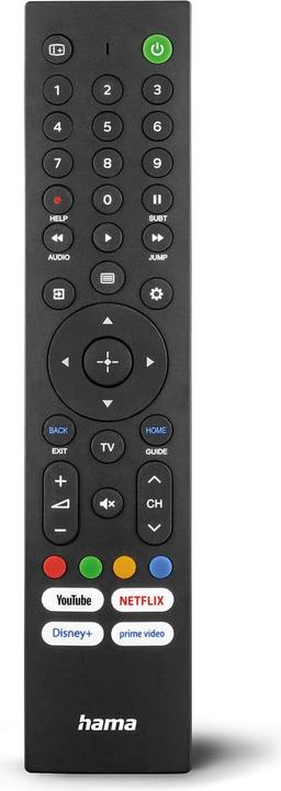 Actual product image Hama Universal remote control for Sony TVs, IR, adaptive, with 4 app buttons (Universal remote control, Infrared)