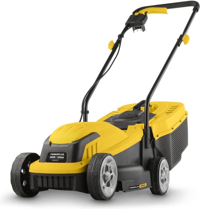Produktbild Powerplus Rasenmäher POWEG62203 30 L 1000 W 230 V 32 cm 20-70 mm (Netzbetrieb)