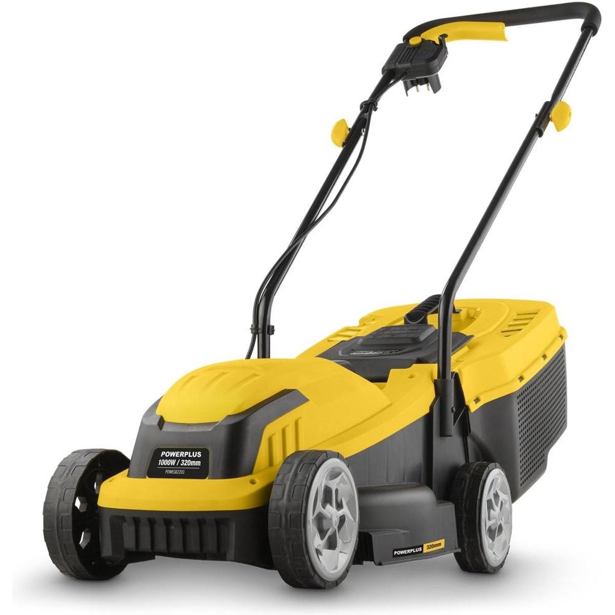 Powerplus, Tosaerba, Rasenmäher POWEG62203 30 L 1000 W 230 V 32 cm 20-70 mm (Corrente elettrica)