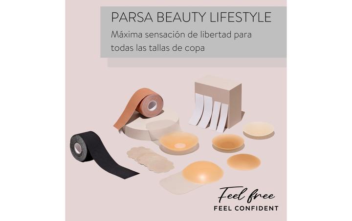 Produktbild Parsa Beauty Parsa - Satin Nipple Covers 7 pcs - Nude (7er Pack, One Size)