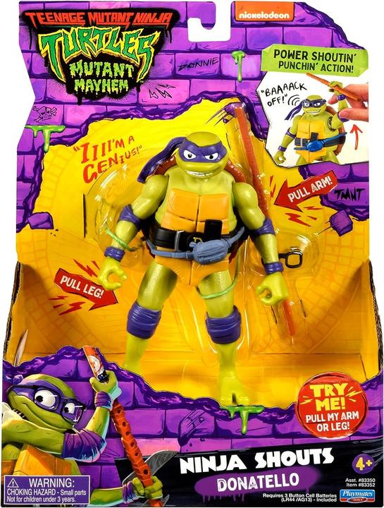 Wabeco Teenage Mutant Ninja Turtle - Ninja Shouts Donatello - Spielfigur