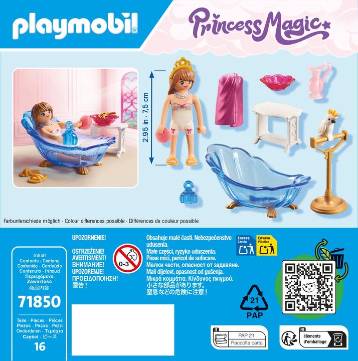 Produktbild Playmobil Badezimmer für Prinzessin (71850)