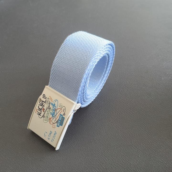 Immagine prodotto Only-Bags.Store 1 PC Jugendgürtel, verdicktes buntes Segeltuch, kreativer Strassengürtel, austauschbare Schnalle