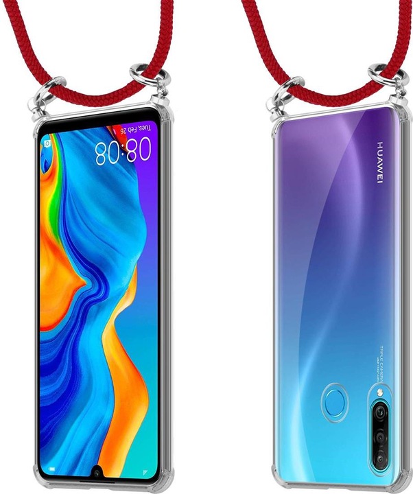 Produktbild Cadorabo TPU Handy Kette SILBER Cover