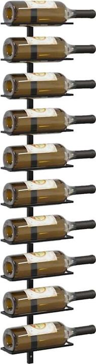 vidaXL Weinregal (10 Flaschen, 24 x 9 x 120 cm)