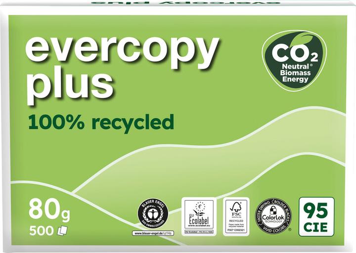 Immagine prodotto Clairefontaine Evercopy Plus Riciclaggio (80 g/m², 500 x, A4)