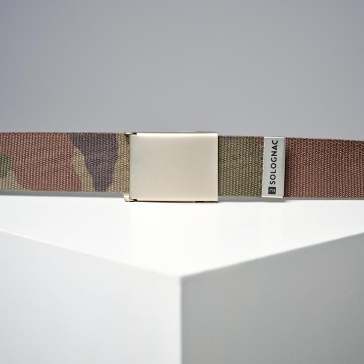Actual product image Solognac Hunting belt one size fits all Polyester Aluminium