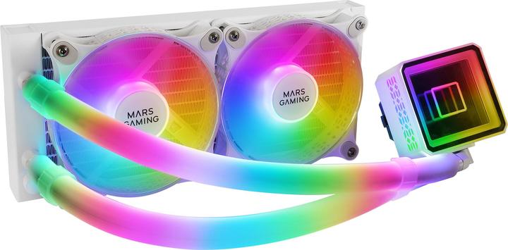 Image du produit Mars Gaming Kit Watercooling Aio Ml-Ultra RGB - 240mm (Blanc)