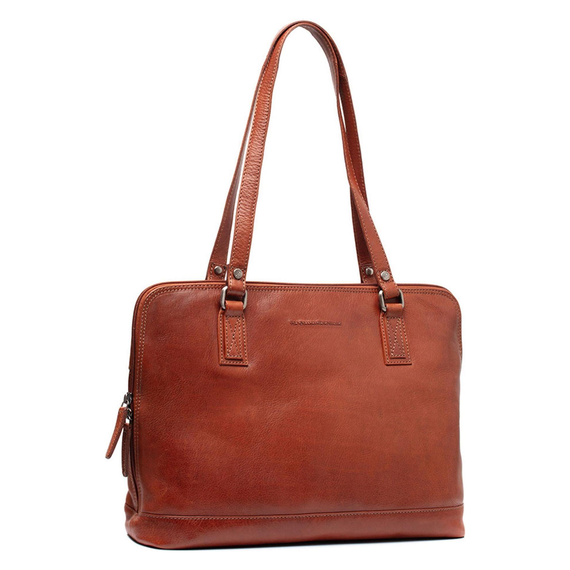 The Chesterfield Brand, Handtasche, Selvino Schultertasche Leder 37 Cm, Braun