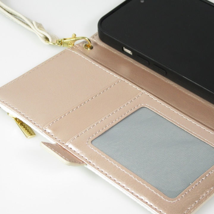 Actual product image PhoneLook Flip wallet cover made from vegan leather with wallet case and magnetic fastener (Apple iPhone 15)
