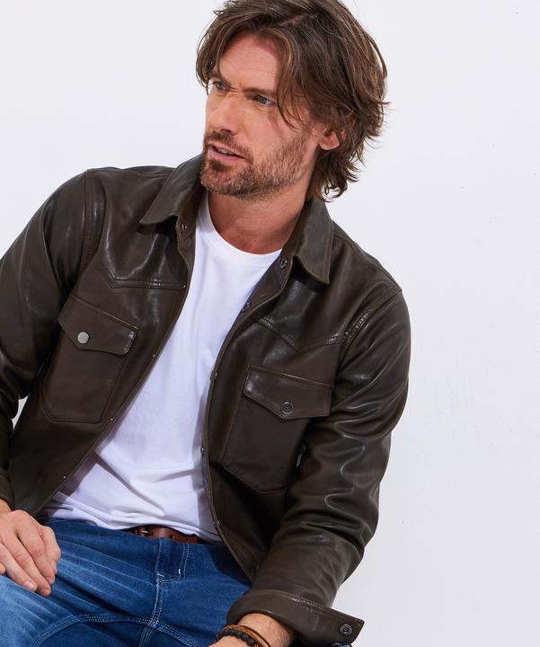 Image du produit Joe Browns Vintage Western Leather Shirt (M)