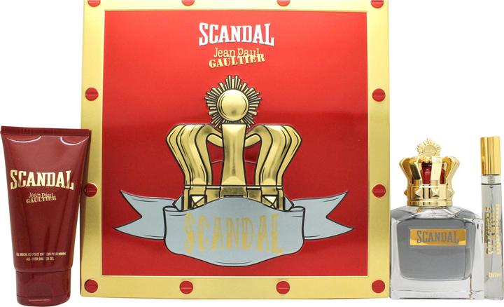 Actual product image Gaultier SCANDAL POUR HOMME LOT 3 pieces (Perfume set)