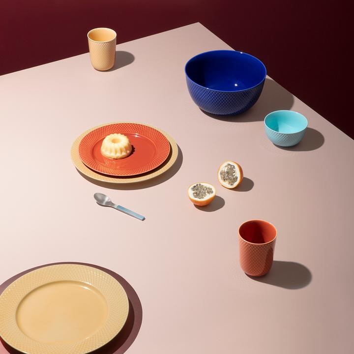 Actual product image Lyngby Rhombe Color Serving Bowl Dia. 22cm - Dark Blue (201915) (22 cm, 2.65 l, 1 x)
