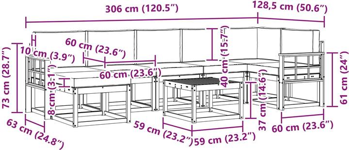 Produktbild vidaXL Sofa Set