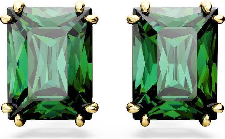 Image du produit Swarovski Matrix Boucles d'oreilles rectangle vert or (Métal Swarovski)