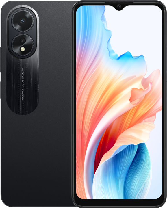 OPPO A38 (128 GB, Nero incandescente, 6.56", Doppia SIM, 50 Mpx, 4G)