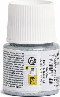 Produktbild Pebeo SetaCuir Lederfarben (silberner Glitzer, 45 ml)