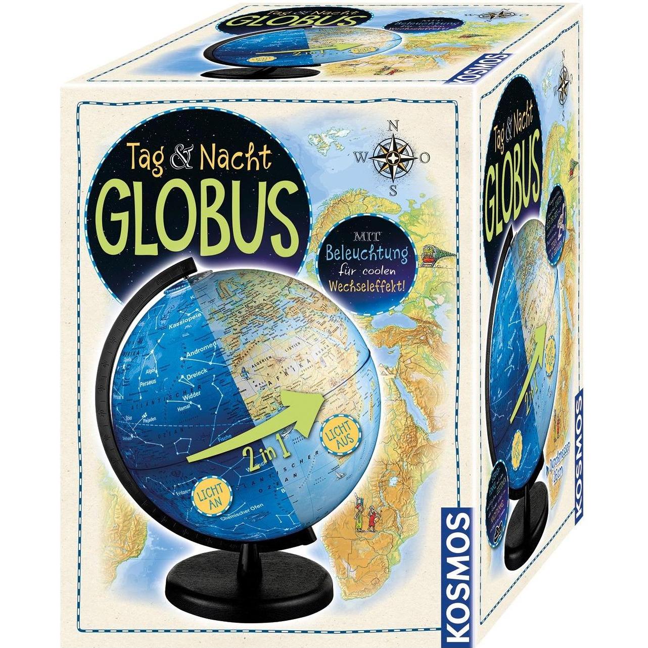 Kosmos Globus Tag und Nacht