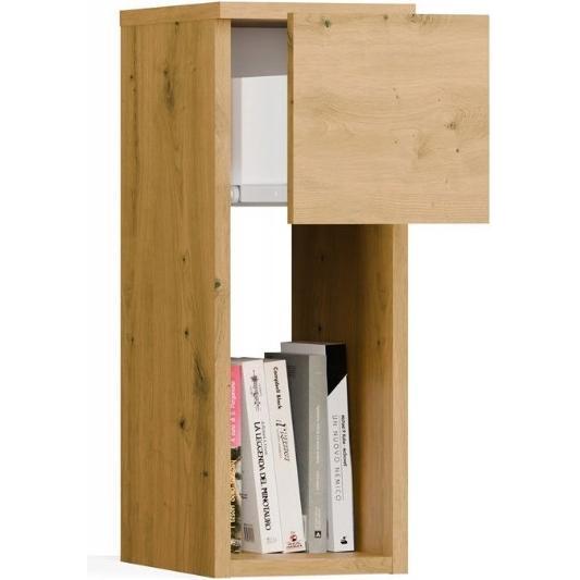 CMK Meble, Comodino, Szafka nocna GALAX 20/1S ARTISAN (20 x 30 x 55 cm)