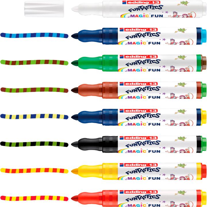 Immagine prodotto Edding 13 Pennarelli magici Funtastics - set Bibi & Tina® con 8 pennarelli colorati - punta 2-4 mm - (8 x)