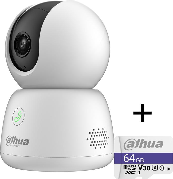 Actual product image Dahua H5B WiFi Netzwerkkamera + 64GB Micro-SD (2880 x 1620 Pixels)