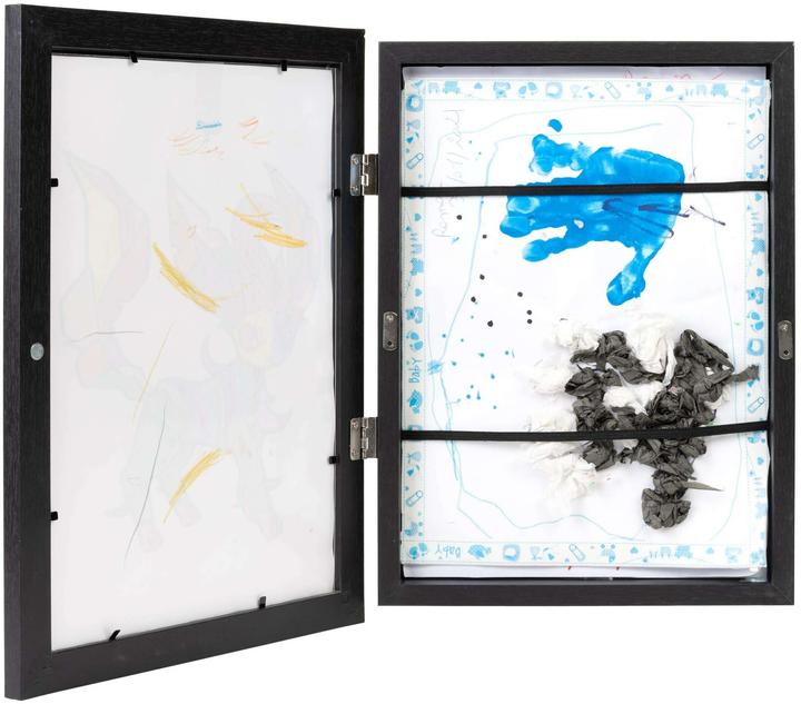 Actual product image Cocon Picture Frame 35 x 25 x 4 cm, Black (21 x 29.7 cm)