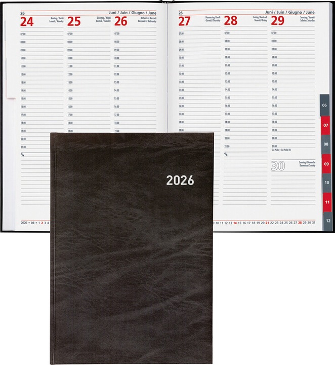 Biella Geschäftsagenda Registra 7 plus (17.2 x 24 cm)