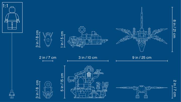 Actual product image LEGO Aira and the Song of the Wind Dragon (41193)