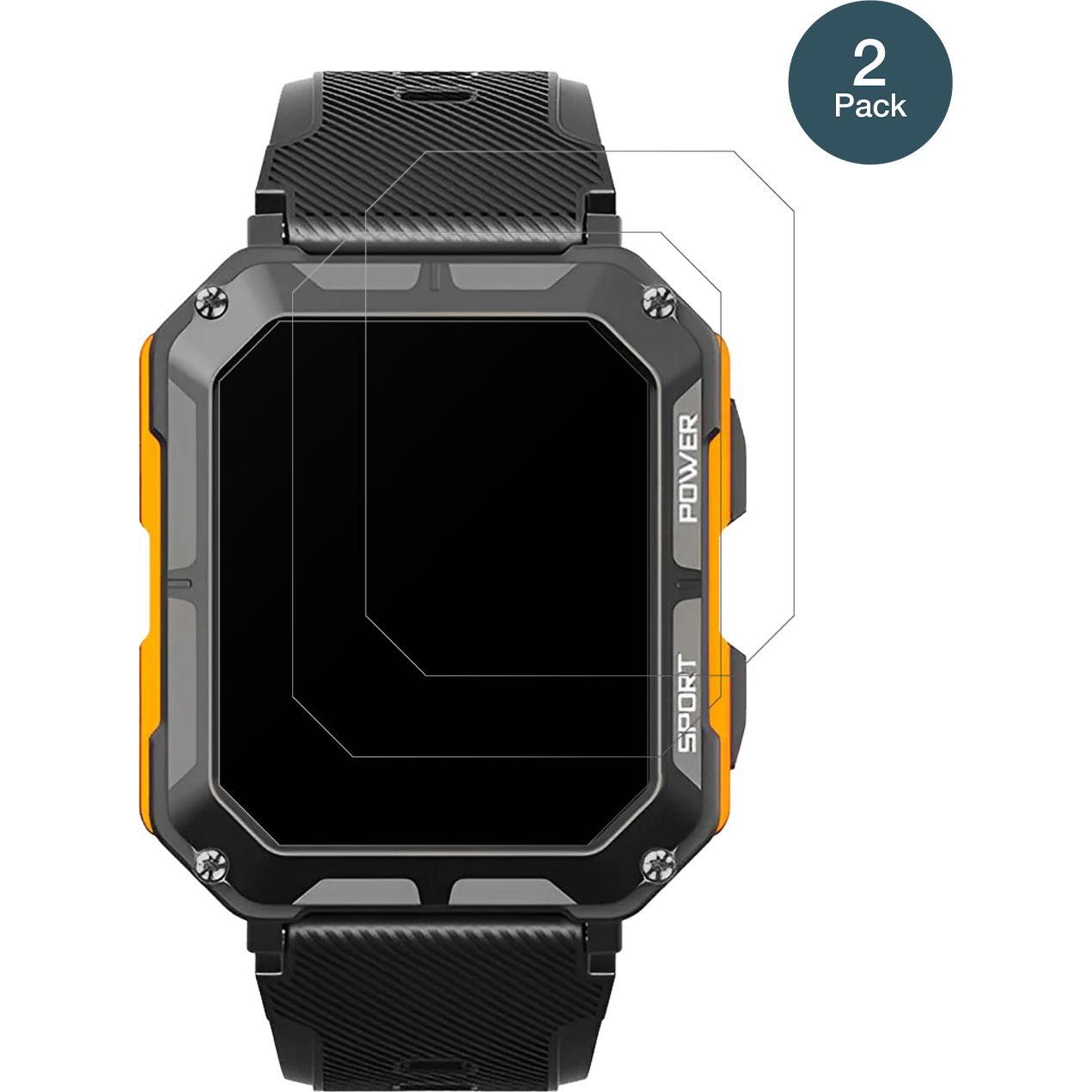 Thumbnail - Dipos Anti-Shock Displayschutz Matt 9H, Smartwatch Schutzfolie, Transparent