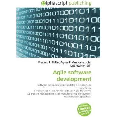 Thumbnail - Agile software development, Fachbücher von Agnes F. Vandome, Frederic P. Miller, John McBrewster