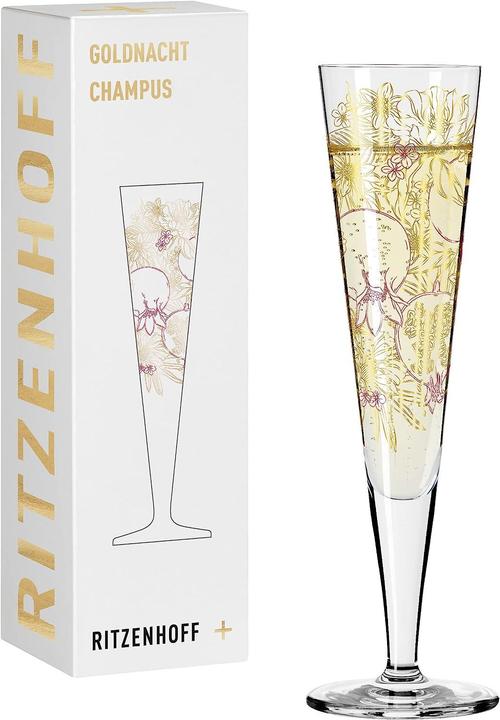 Produktbild Ritzenhoff Champagnerglas Goldnacht (20.50 cl, 1 Gläser, Sektgläser)