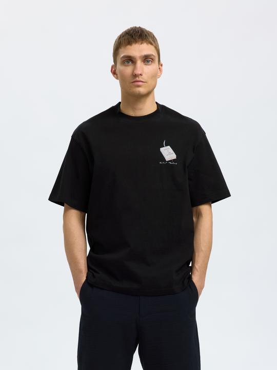 Produktbild Selected Print T-Shirt mit Rundhalsausschnitt (S)