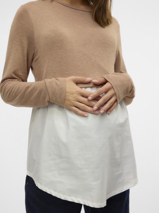 Produktbild Mamalicious Normal geschnitten Rundhals Top Bluse (XL)
