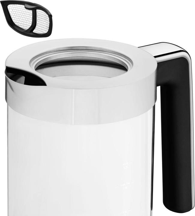 Produktbild WMF Glas Wasserkocher mit Temperaturwahl 1,7l Teesieb Warmhaltefunktion Lono 3000W (1.70 l)