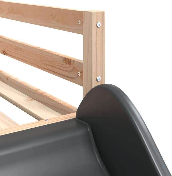 Produktbild vidaXL Etagenbett mit Rutsche und Leiter (90 x 200 cm)