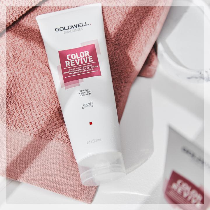 Actual product image Goldwell Color Revive Color Giving Shampoo Cool Red (Liquid shampoo, 250 ml)