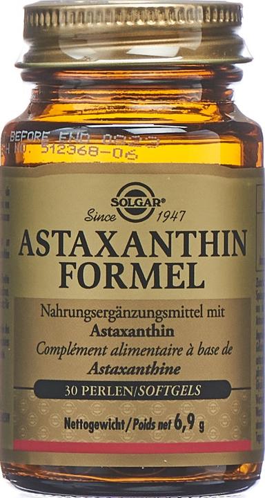 Produktbild Solgar Astaxanthin Formel (30 Stück, Kapseln, 100 g)