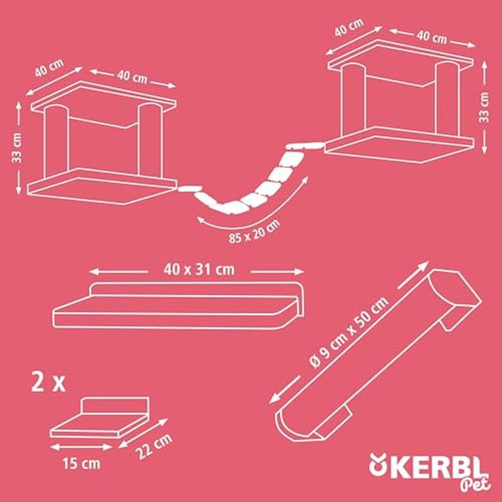 Produktbild Kerbl Katzenspielplatz Top XL