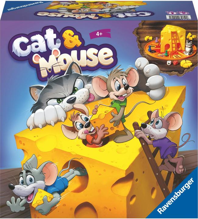 Actual product image Ravensburger Cat & Mouse Game (German, French, Italian, English)