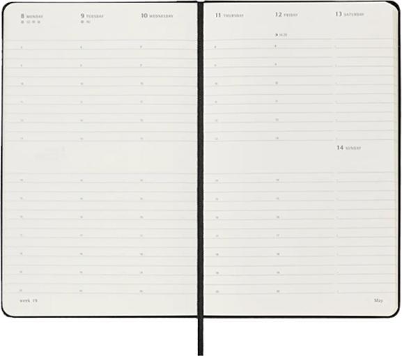 Produktbild Moleskine Geschäftsagenda (13 x 21 cm, 1 Woche / 2 Seiten)