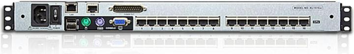 Produktbild Aten 16-Port LCD Cat5e 6 KVM Over IP Switch Dual Rail German KL1516AiN D